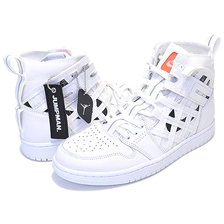 NIKE AIR JORDAN 1 CARGO white/black-metallic silver CD6757-100画像