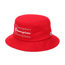 Champion × ATMOS LAB BUCKET HAT RED 387-0099画像