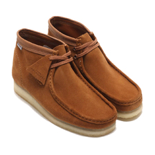 Clarks &times; Carhartt WIT Wallabee Boot Brown Combi Sde 26146193画像
