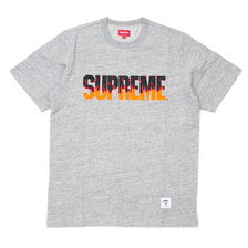 Supreme 19FW Flame S/S Top GRAY画像
