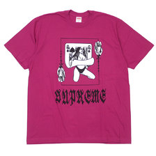 Supreme 19FW Queen Tee MAGENTA画像