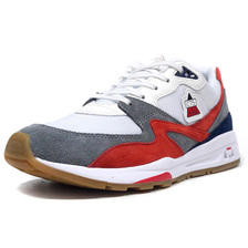 le coq sportif LCS R 800 "CLUB 75" WHT/GRY/RED/NAV/GUM QL1OGC22WH画像
