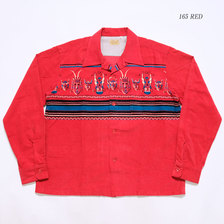 STYLE EYES CORDUROY SPORTS SHIRT "AFRICAN MASK" SE28257画像