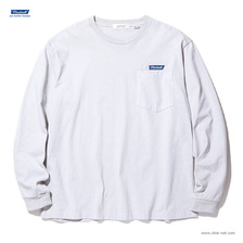 RADIALL FLAGS - CREW NECK POCKET T-SHIRT L/S (SNOW WHITE) RAD19AWCUT020画像