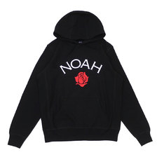 Noah 19FW Rose Logo Hoodie BLACK画像