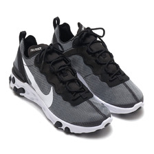 NIKE REACT ELEMENT 55 SE BLACK/WHITE CI3831-002画像