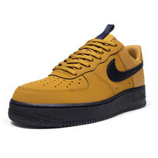NIKE AIR FORCE 1 '07 WHEAT/BLACK/MIDNIGHT NAVY/BLEAT/MARINE MINUIT/NOIR BQ4326-700画像