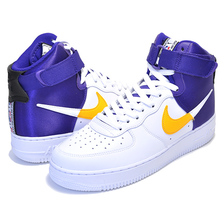 NIKE AIR FORCE 1 HIGH 07 LV8 1 NBA PACK white/field pur-amarillo BQ4591-101画像