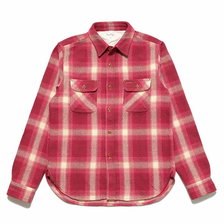 BURGUS PLUS Heavy Flannel Work Shirt - Check - BP14502-1画像