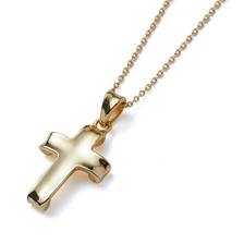 CRIMIE LETTER RIBBON 18K GOLD CROSS NECKLESS CRA1-JW18-LN01画像