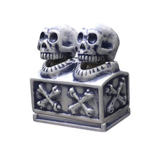 NEIGHBORHOOD 19AW BOOZE DUAL SKULL/CE-INCENSE CHAMBER BLUE 192AINH-AC01画像