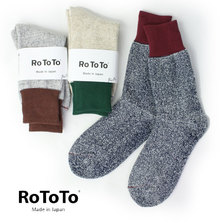 RoToTo DOUBLE FACE SOCKS &ldquo;SILK&COTTON&rdquo; R1034画像