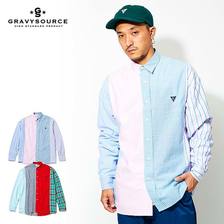 GRAVYSOURCE CRAZY BIG SHIRTS GS19-ASH01画像