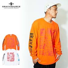 GRAVYSOURCE COMIC L/S TEE GS19-ACS03画像