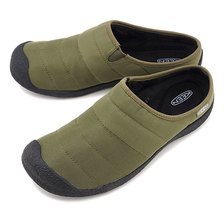 KEEN M HOWSER SLIDE Dark Olive/Black 1021623画像