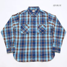 SUGAR CANE TWILL CHECK L/S WORK SHIRT SC28237画像
