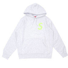Supreme 19FW S Logo Hooded Sweatshirt ASH GREY画像