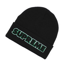 Supreme 19FW Outline Beanie BLACK画像