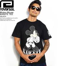 reversal Mickey Mouse KARATE TEE -BLACK- RVMKY14AW001画像