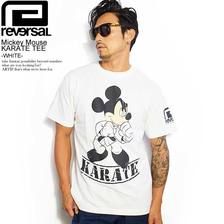 reversal Mickey Mouse KARATE TEE -WHITE- RVMKY14AW001画像