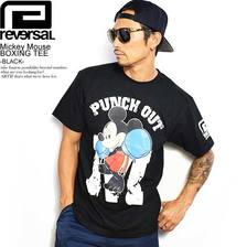 reversal Mickey Mouse BOXING TEE -BLACK- RVMKY14AW003画像