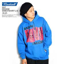 RADIALL &times; PARADOX SST - HOODIE SWEATSHIRT L/S -BLUE- RAD-19AW-JW002画像