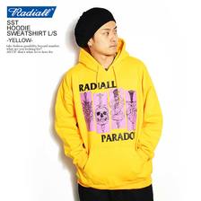 RADIALL &times; PARADOX SST - HOODIE SWEATSHIRT L/S -YELLOW- AD-19AW-JW002画像