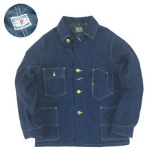 FULLCOUNT DENIM COVERALL JACKET ONE WASH 2953OW画像