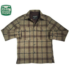 FILSON MACKINAW PAILD JAC SHIRTS taupe x brown x black 10788画像