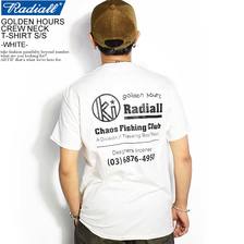 RADIALL &times; KUUMBA &times; CHAOS FISHING CLUB GOLDEN HOURS - CREW NECK T-SHIRTS S/S -WHITE- RAD-19AWS-JW004画像