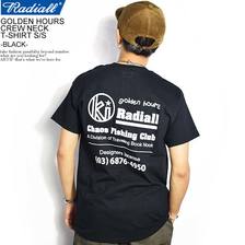 RADIALL &times; KUUMBA &times; CHAOS FISHING CLUB GOLDEN HOURS - CREW NECK T-SHIRTS S/S -BLACK- RAD-19AWS-JW004画像