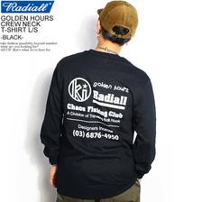 RADIALL &times; KUUMBA &times; CHAOS FISHING CLUB GOLDEN HOURS - CREW NECK T-SHIRTS L/S -BLACK- RAD-19AWS-JW003画像