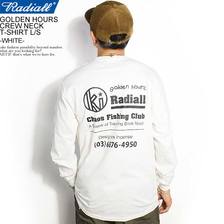 RADIALL &times; KUUMBA &times; CHAOS FISHING CLUB GOLDEN HOURS - CREW NECK T-SHIRTS L/S -WHITE- RAD-19AWS-JW003画像