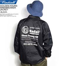 RADIALL &times; KUUMBA &times; CHAOS FISHING CLUB GOLDEN HOURS - WINDBREAKER JACKET -BLACK- RAD-19AWS-JW002画像