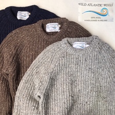 WILD ATLANTIC WOOLS RIB CREW SWEATER画像