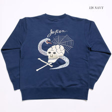 TAILOR TOYO SUKA CREW SWEAT "SNAKE & SKULL" TT68368画像