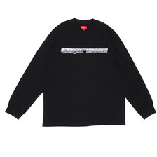 Supreme 19FW Chrome Logo L/S Top BLACK画像