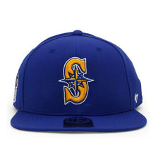 '47 Brand SEATTLE MARINERS SURE-SHOT SNAPBACK BLUE B-SRS24WBP-RYB画像