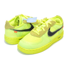 THE 10:NIKE FORCE 1(TD) OFF-WHITE volt/black-volt-cone BV0853-700画像