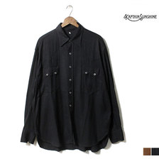 Kaptain Sunshine Washed Rayon Cowboy Shirt KS9FSH04画像