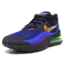 NIKE AIR MAX 270 REACT BLACK/UNIVERSITY GOLD/NOIR/OR UNIVERSITE AO4971-005画像