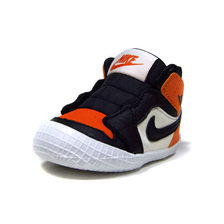NIKE JORDAN 1 CRIB BOOTIE "SHATTERED BACKBOARD" SAIL/BLACK/STARFISH/VOILE/ETOILE DE MER/NOIR AT3745-108画像