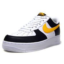 NIKE AIR FORCE 1 '07 RS BLACK/UNIVERSITY GOLD/WHITE/NOIR/BLANC/OR UNIVERSITE CK0806-001画像