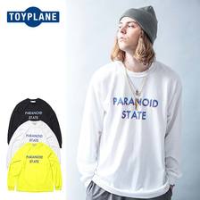 TOYPLANE L/S PARANOID STATE TEE TP19-FTE03画像