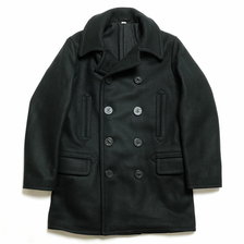 Buzz Rickson's WILLIAM GIBSON COLLECTION BLACK PEA COAT WOOL LINING BR14421画像