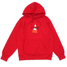 Supreme 19FW Cone Hooded Sweatshirt RED画像