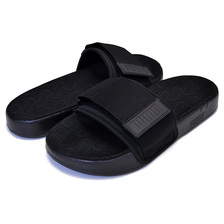 PUMA leadcat YLM slide black 369406-01画像