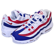NIKE AIR MAX 95 INDEPENDENCE DAY white/gym red-deep royal blue CJ9926-100画像