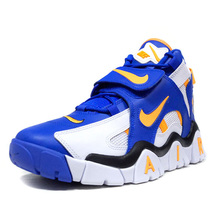 NIKE AIR BARRAGE MID "GOLDEN STATE WARRIORS" WHITE/LASER ORANGE/RACER BLUE/BLACK AT7847-100画像