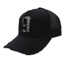 YOSHINORI KOTAKE DESIGN PYTHON 9 LOGO MESH CAP BLACK画像